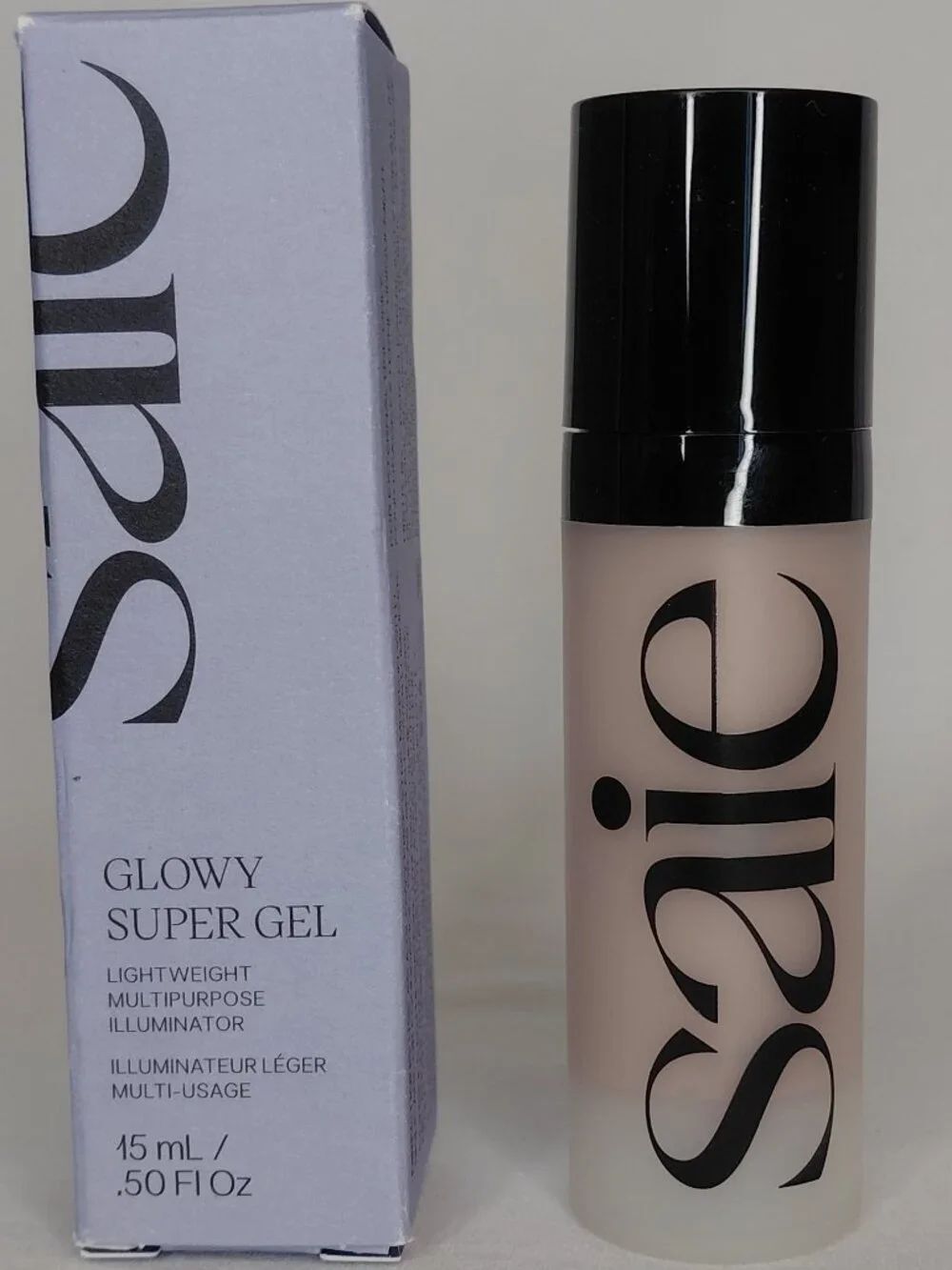 Saie Beauty -Glowy Super Gel Illuminator in Roseglow